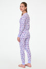 Roller Rabbit Berry Kids Cheer Monkey Pajamas