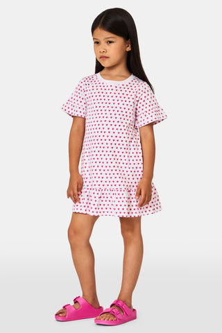 Roller Rabbit Girls Pink Hearts Esme Dress 