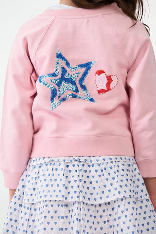 Kids Jemina Star Applique Crewneck