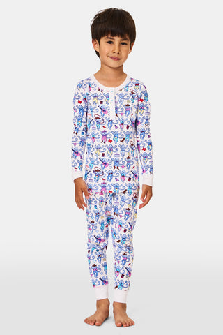 Kids Austin Monkey Pajamas
