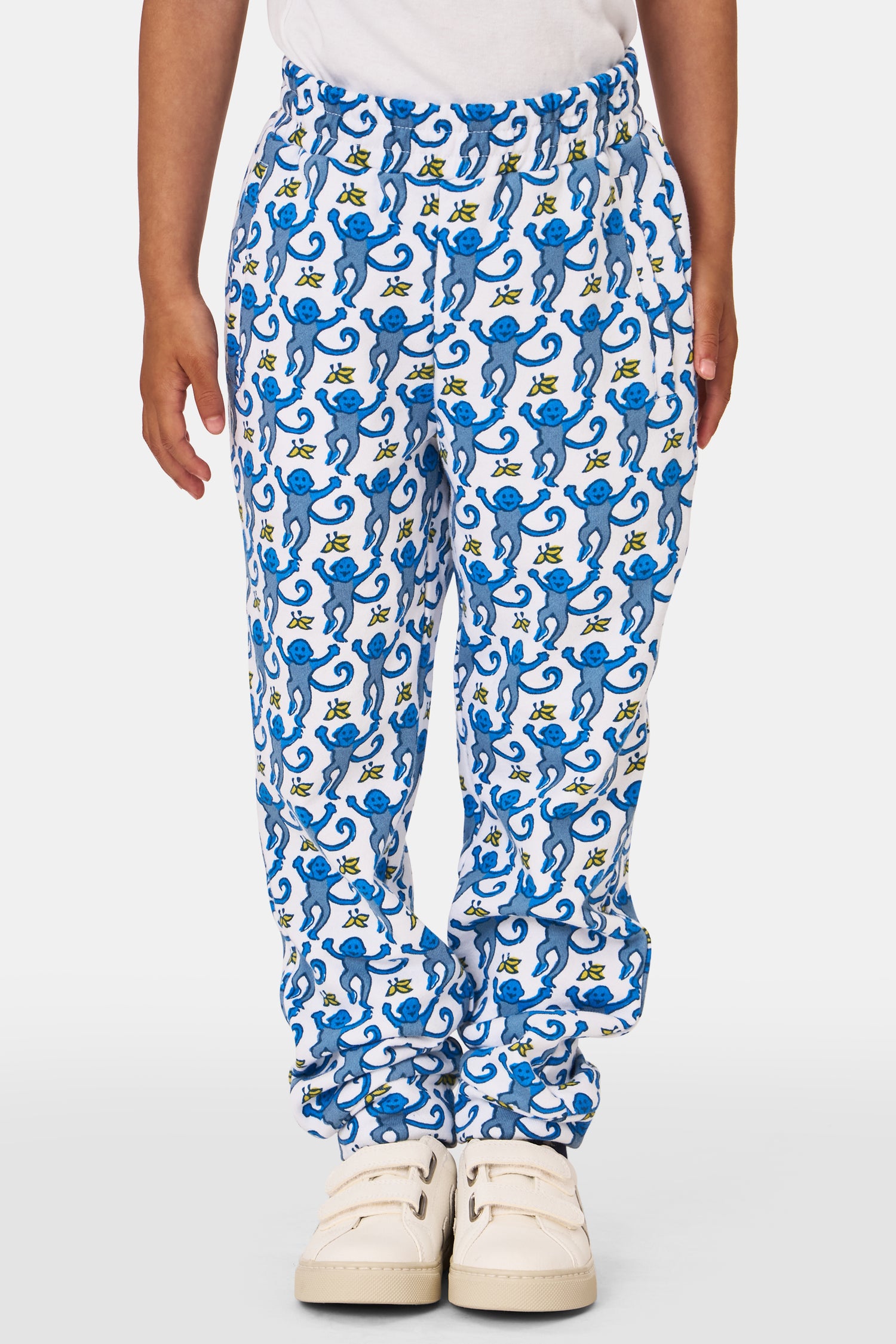 Roller Rabbit Kids Blue Monkey Sweatpants  view 2