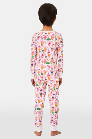Kids Charleston Monkey Pajamas
