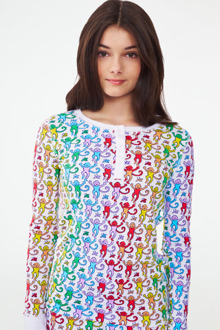 Kids Disco Monkey Pajamas