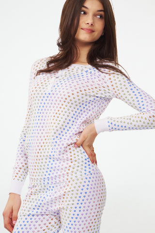 Kids Disco Hearts Pajamas