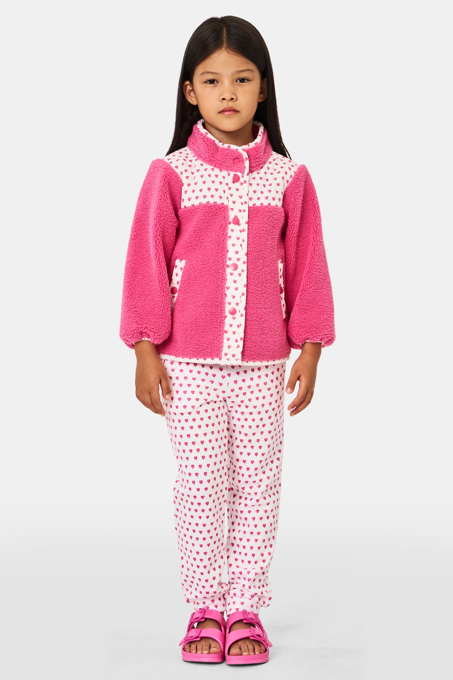 Roller Rabbit Kids Pink Hearts Sweatpants view 7