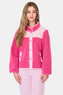 Roller Rabbit Kids Pink Hearts Lizzie Fleece Jacket
