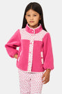 Roller Rabbit Kids Pink Hearts Lizzie Fleece Jacket