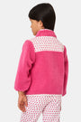 Roller Rabbit Kids Pink Hearts Lizzie Fleece Jacket