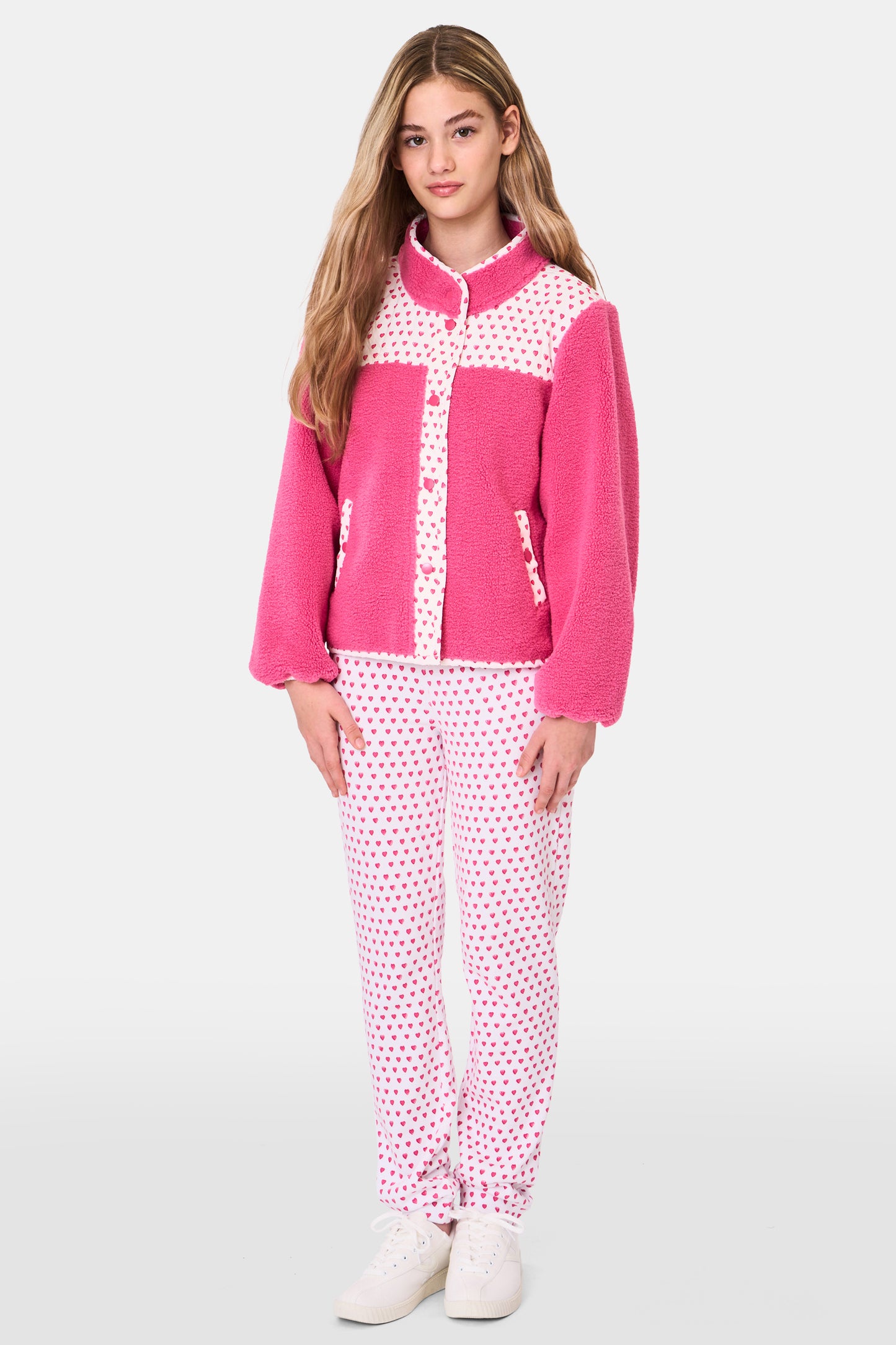 Roller Rabbit Kids Pink Hearts Sweatpants view 1