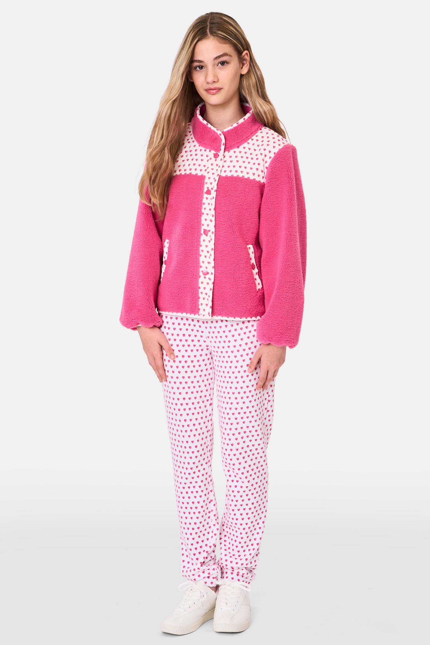Roller Rabbit Kids Pink Hearts Sweatpants  view 1