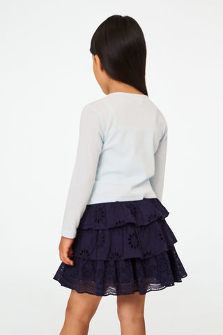 Kids Hearts Pointelle Heidi Cardigan