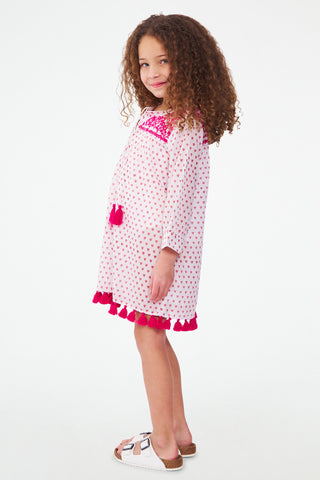 Roller Rabbit Kids Pink Hearts Serafina Tunic