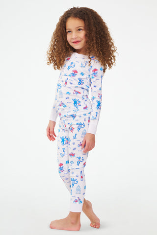 Kids Marthas Vineyard Monkey Pajamas