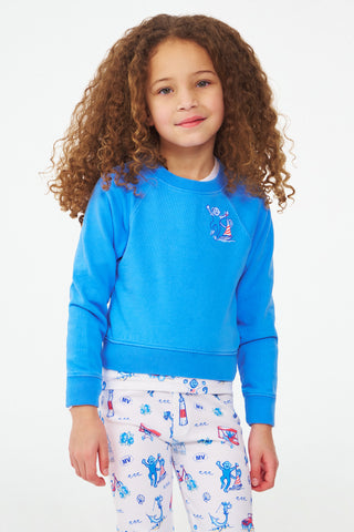 Kids Marthas Vineyard Monkey Crewneck