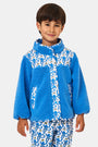 Roller Rabbit Kids Blue Monkey Lizzie Fleece Jacket