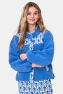 Roller Rabbit Kids Blue Monkey Lizzie Fleece Jacket