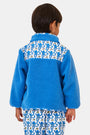 Roller Rabbit Kids Blue Monkey Lizzie Fleece Jacket