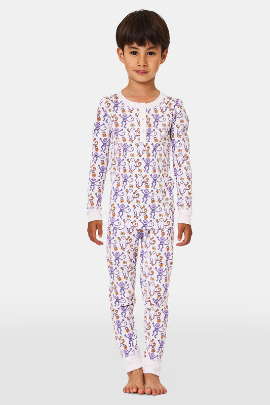 Kids Trick or Treat Pajamas view 1