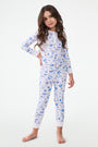 Roller Rabbit Kids Blue Latte Lane Pajamas