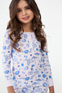 Roller Rabbit Kids Blue Latte Lane Pajamas