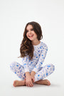 Roller Rabbit Kids Blue Latte Lane Pajamas