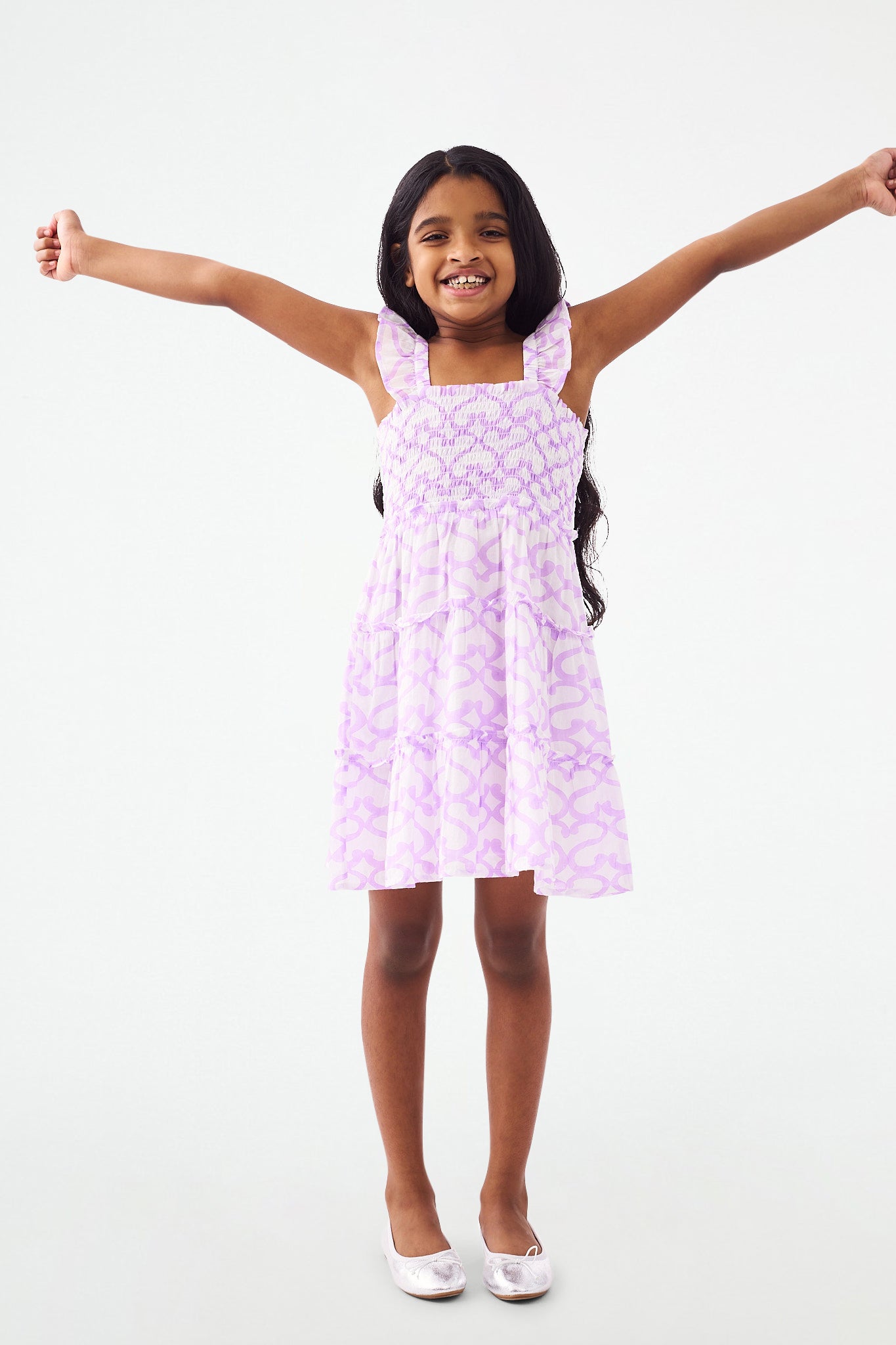 Roller Rabbit Kids Big Cata Ceri Dress Lavender 