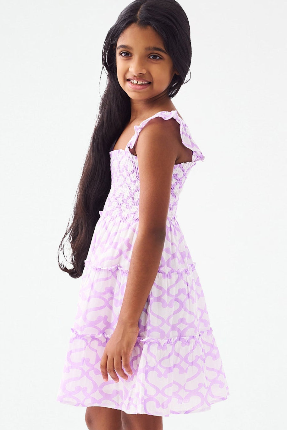 Roller Rabbit Kids Big Cata Ceri Dress Lavender 