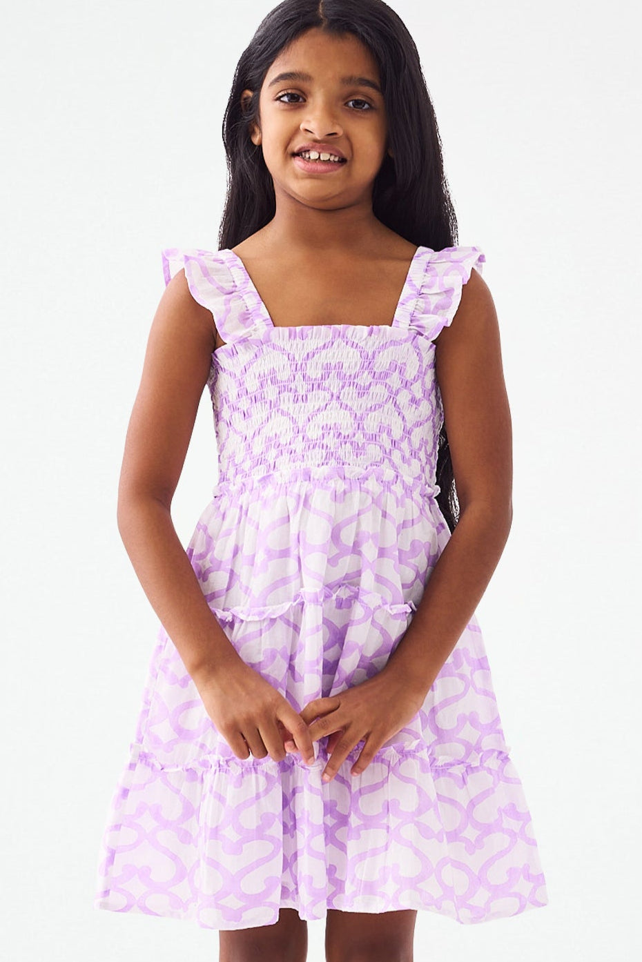 Roller Rabbit Kids Big Cata Ceri Dress Lavender 