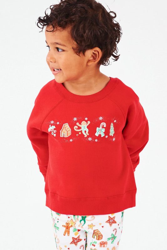 Roller Rabbit Kids Gingerbread Party Crewneck