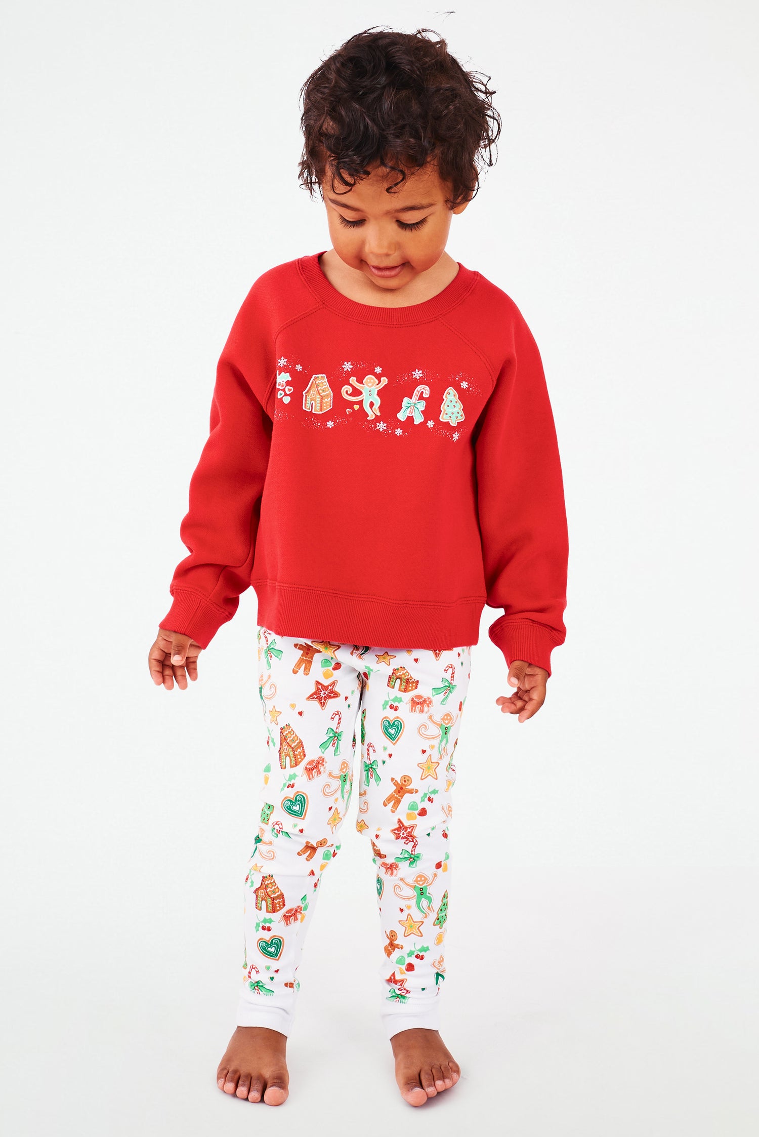 Roller Rabbit Kids Gingerbread Party Crewneck