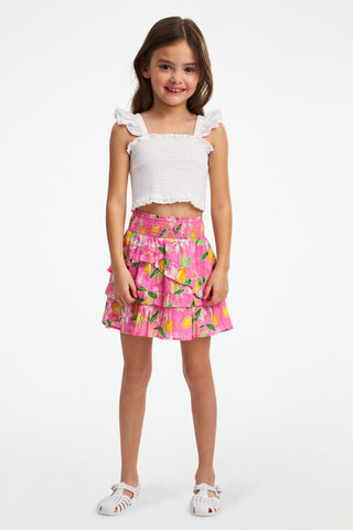 Roller Rabbit Kids Lemon Blossom Bibi Skirt