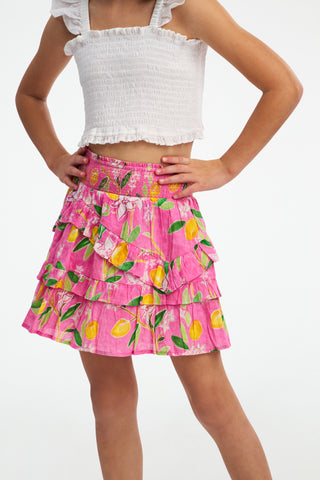 Roller Rabbit Kids Lemon Blossom Bibi Skirt