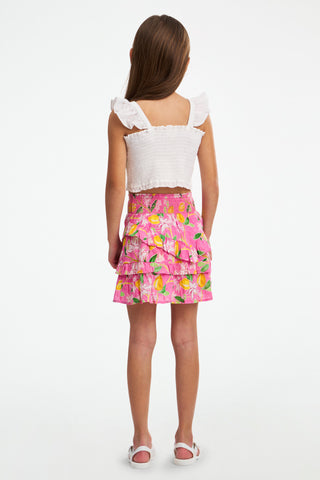 Roller Rabbit Kids Lemon Blossom Bibi Skirt