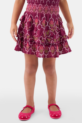 Kids Marquis Floral Bibi Skirt