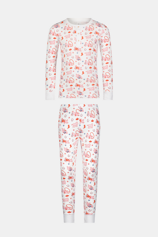 Roller Rabbit Kids Pink Piggy Pajamas