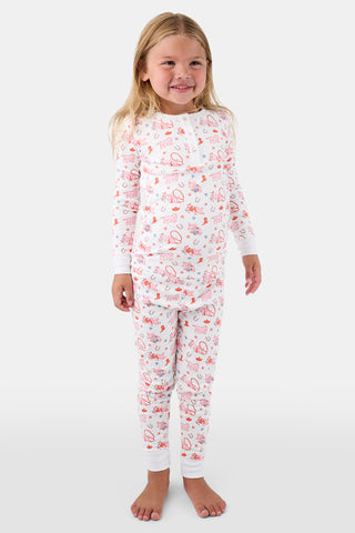Roller Rabbit Kids Pink Piggy Pajamas