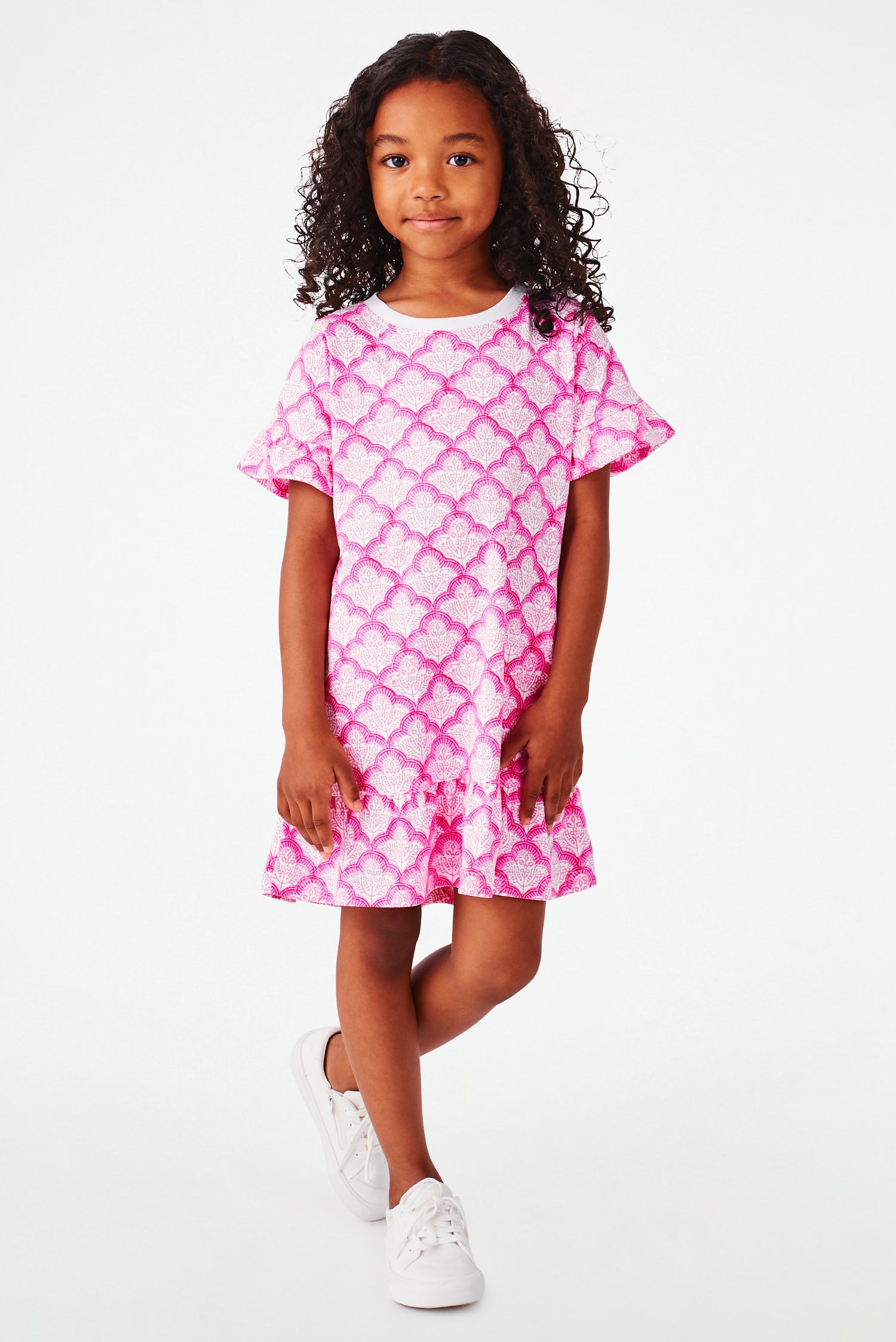 Roller Rabbit Kids Hot Pink Jemina Esme Dress