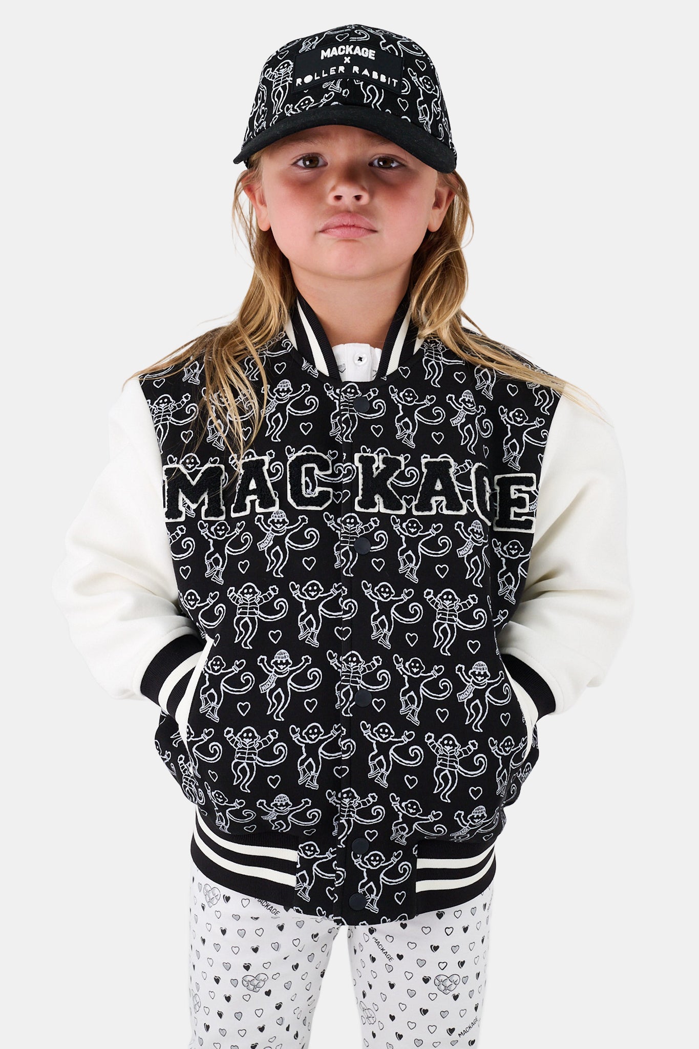 Kids Mackage Monkey Bomber Jacket view 3