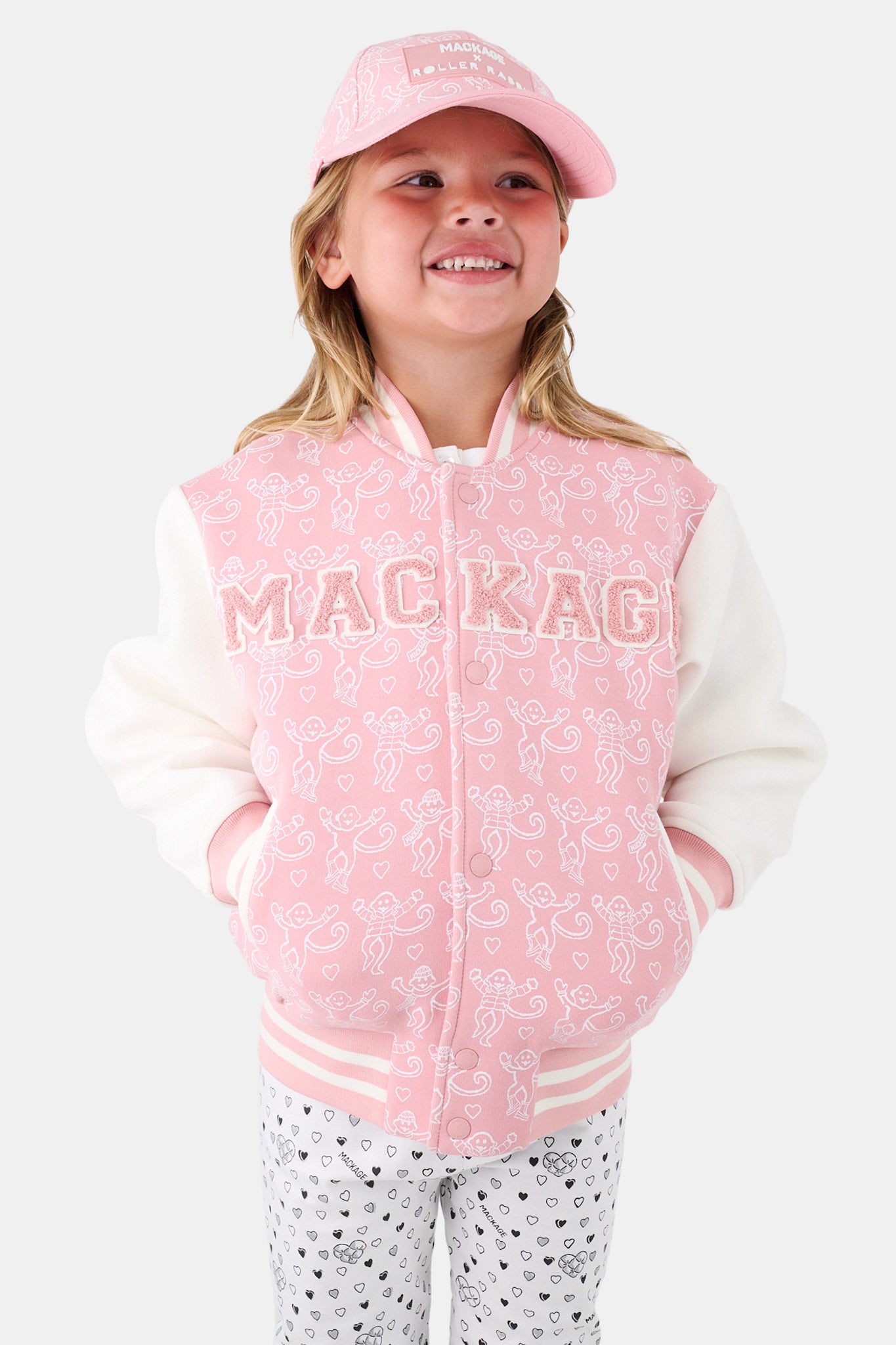 Kids Mackage Monkey Bomber Jacket view 3