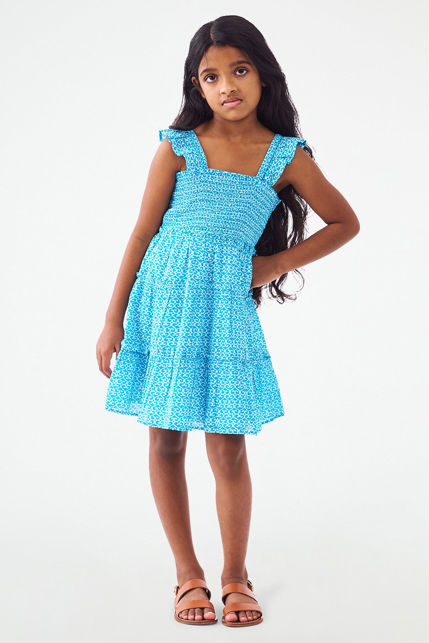 Roller Rabbit Kids Teal Ceri Dress