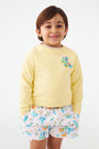 Roller Rabbit Kids Pool Party Crewneck Yellow