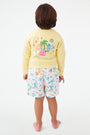 Roller Rabbit Kids Pool Party Crewneck Yellow