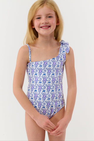 Roller Rabbit Lavender Kids Monkey Jacey One Piece