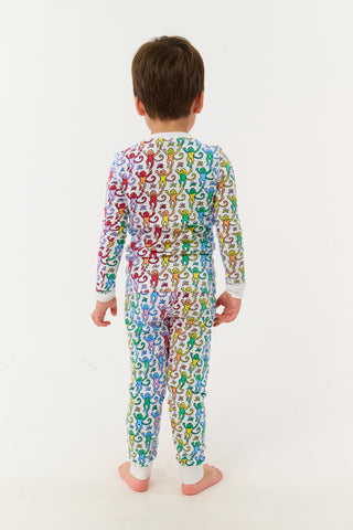 Kids Disco Monkey Pajamas