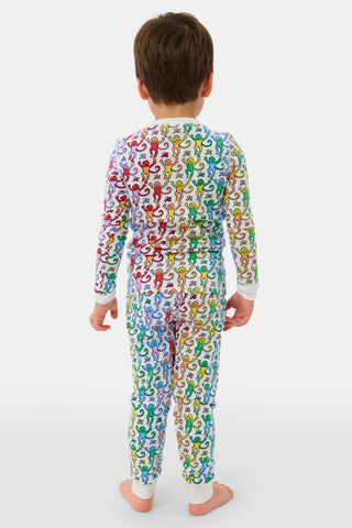 Roller Rabbit Kids Disco Monkey Pajamas