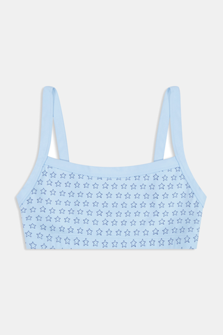 Roller Rabbit Ice Blue Stars Keeley Sports Bra