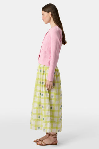 Roller Rabbit Pink Laine Cardigan