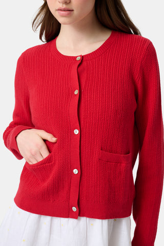 Roller Rabbit Red Laine Cardigan