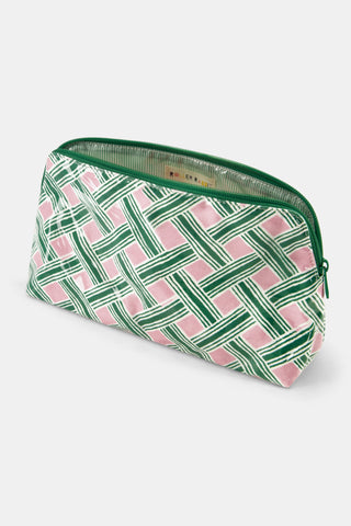 Roller Rabbit Pink Liana Makeup Bag