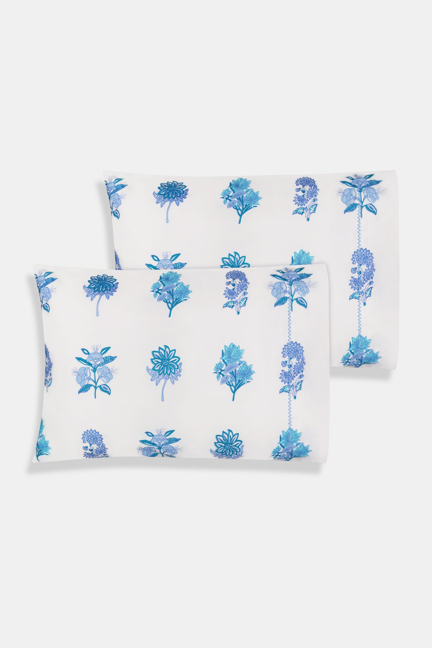 Roller Rabbit Larissa Pillowcase Set Blue